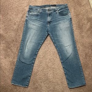 AG Adriano Goldschmied Blue Men's Straight Jeans